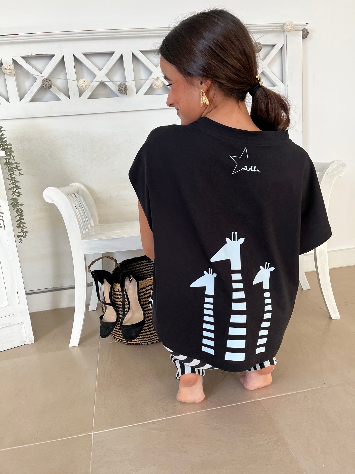Camiseta jirafas